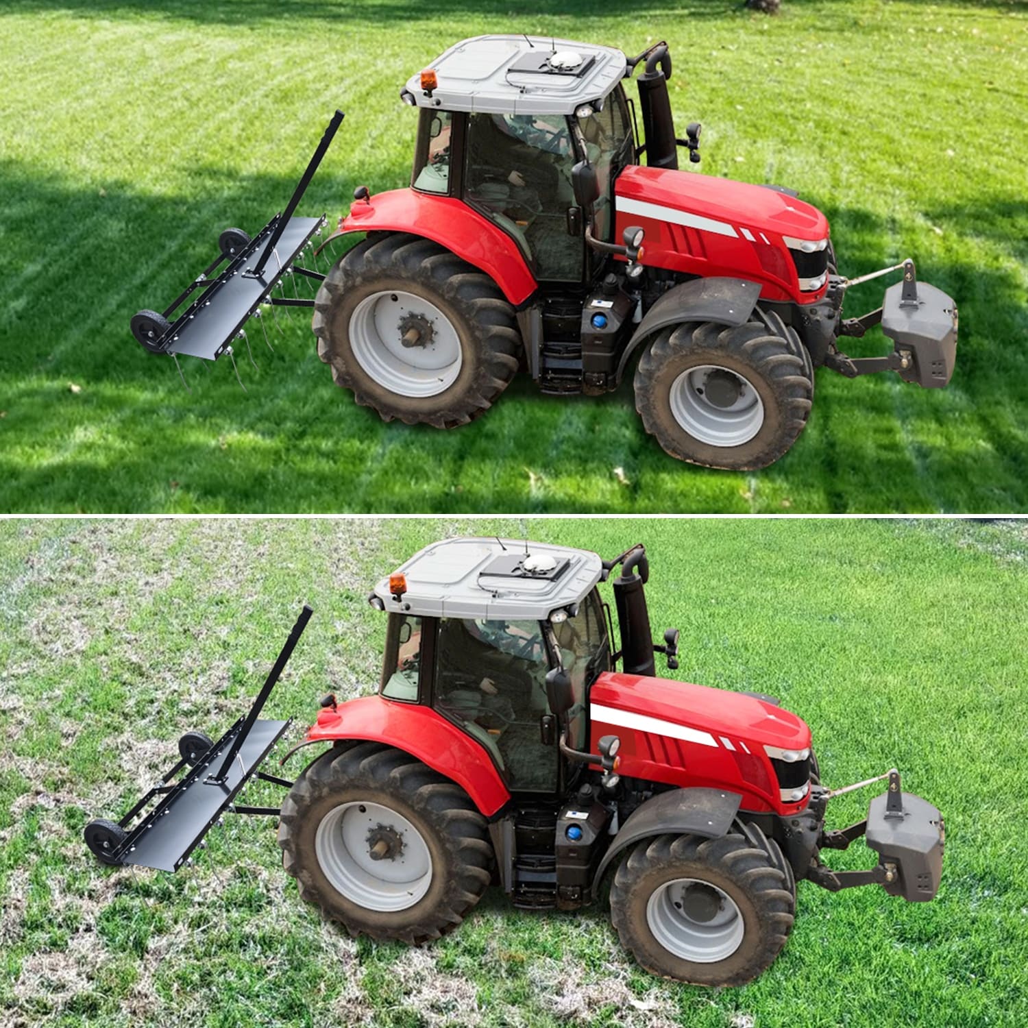 Lawn Dethatcher Pull Behind Dethatcher for Lawn Care Pull UP Thatch Moss Steel Tow Behind Dethatcher for Tractor Bed Bath Beyond 40776797