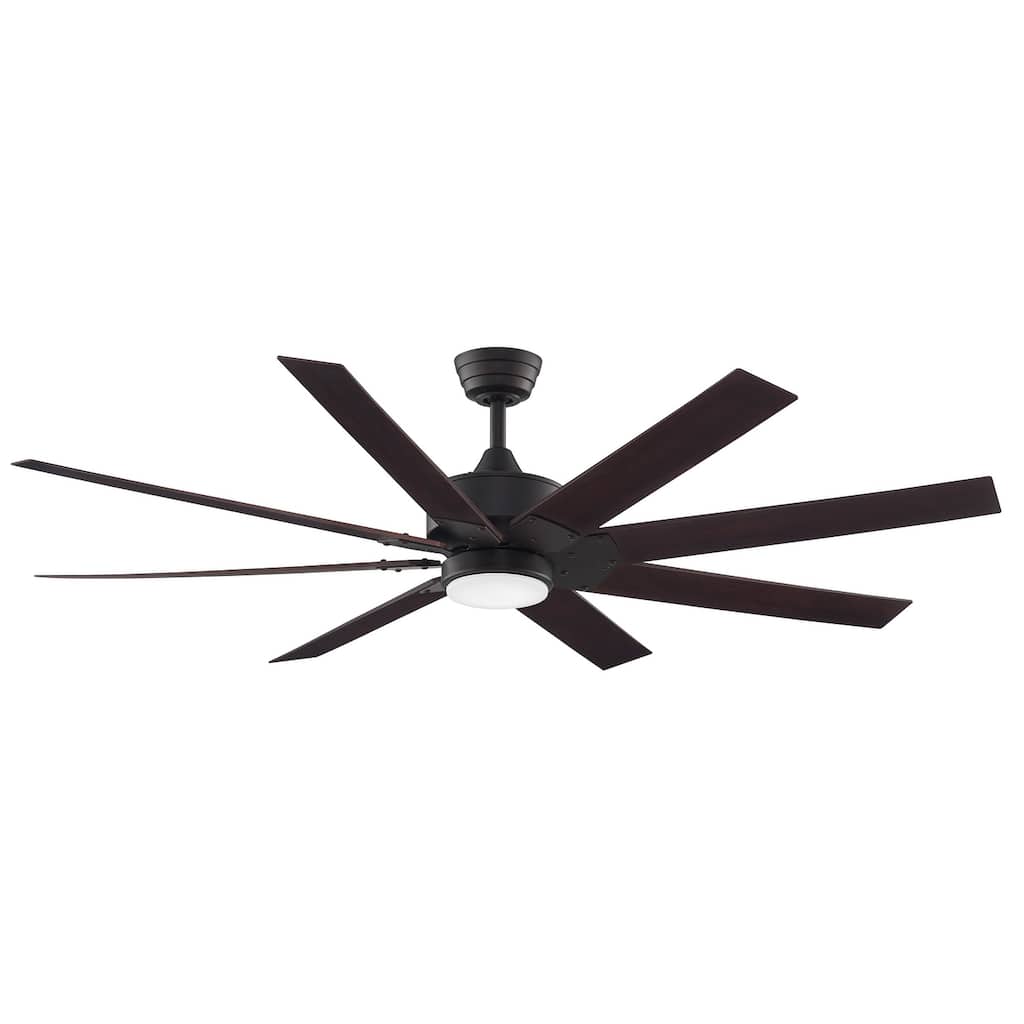 Levon Custom Indoor Ceiling Fan DC Motor - Dark Bronze
