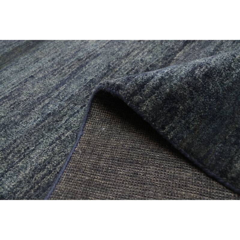 ECARPETGALLERY Hand-knotted Kashkuli Gabbeh Navy Wool Rug - 5'4 x 7'7