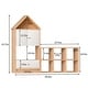 preview thumbnail 30 of 38, House-Shaped Children's Bookshelf，Multi-Functional Organizer for Books & Toys