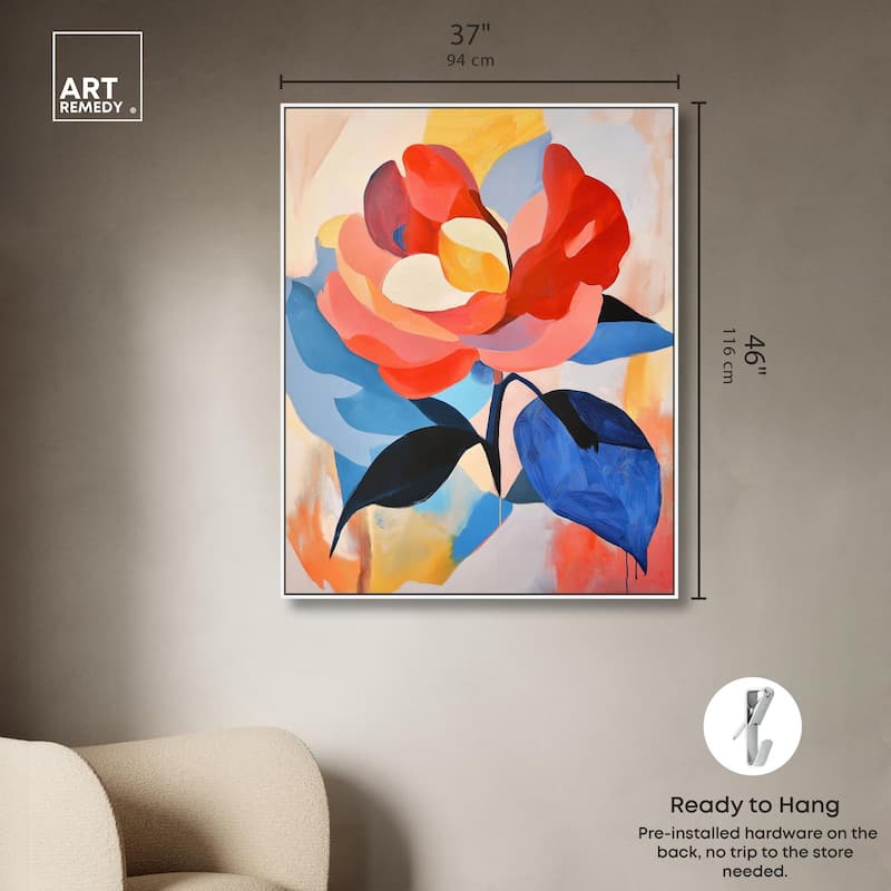 Chromatic Explosion I Canvas by Art Remedy