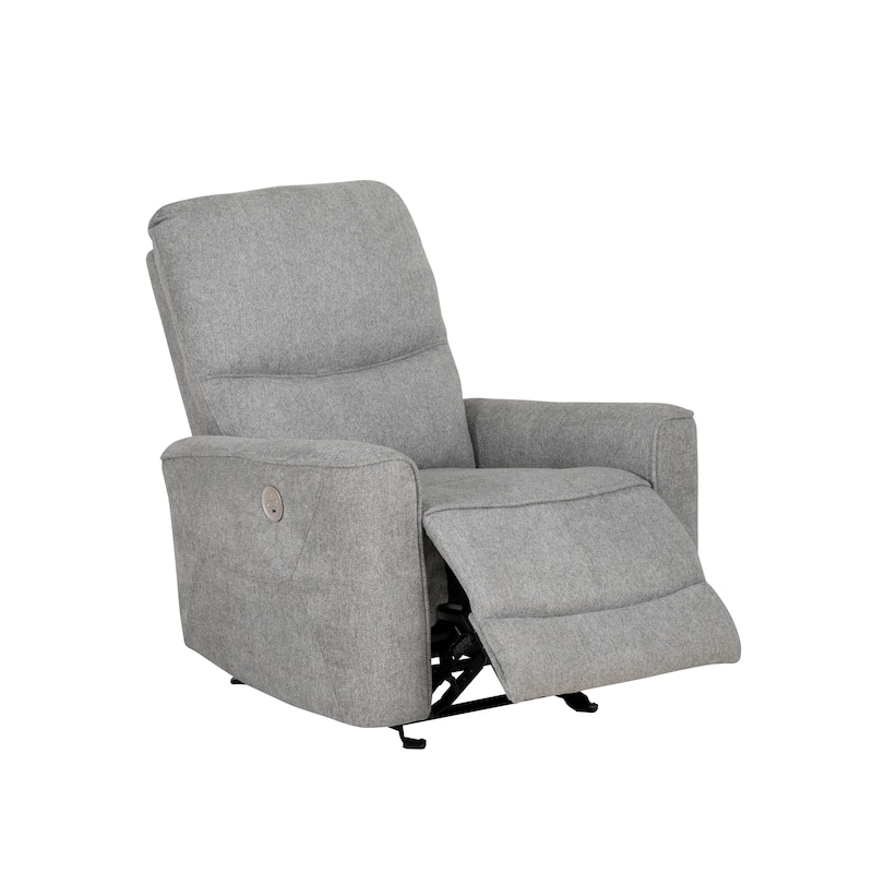 Colton Power Reclining Chair Grey