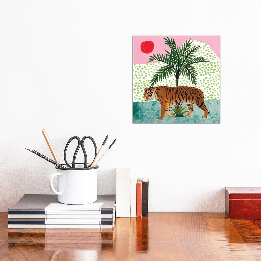 iCanvas "Tiger at Sunrise II" by Melissa Wang Canvas Print