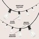 preview thumbnail 16 of 16, JONATHAN Y 10 ft C7 String Lights - 10-Light, Indoor/Outdoor - 10-Light