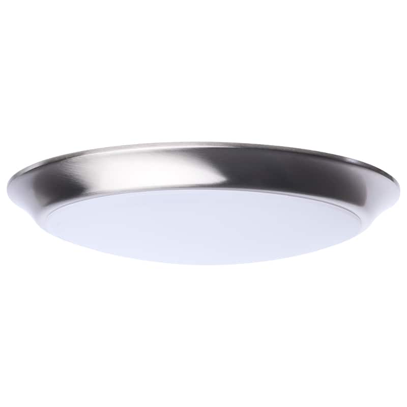 10 Inch LED Disk Light 27K/3K/35K/4K/5K CCT Selectable Brushed Nickel - Brushed Nickel