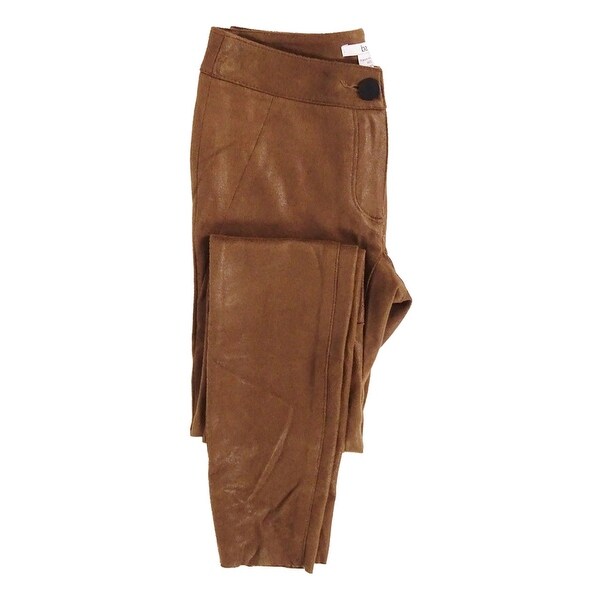 faux suede skinny pants