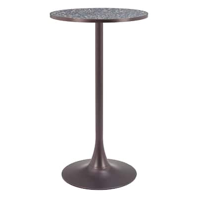 Bite Bar Table Black & Bronze