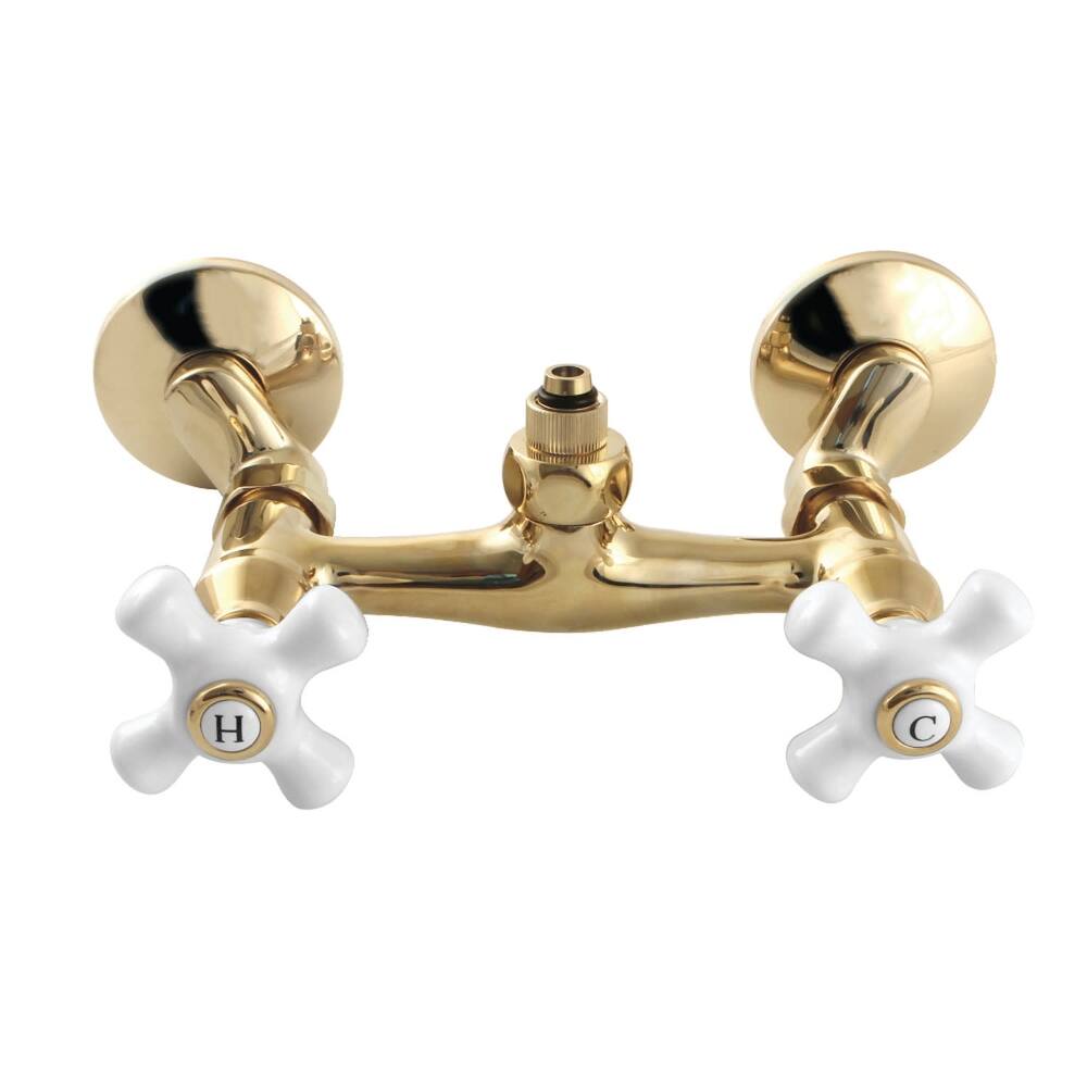 Kingston Brass CC213.PX Vintage Wall Mounted Tub Filler