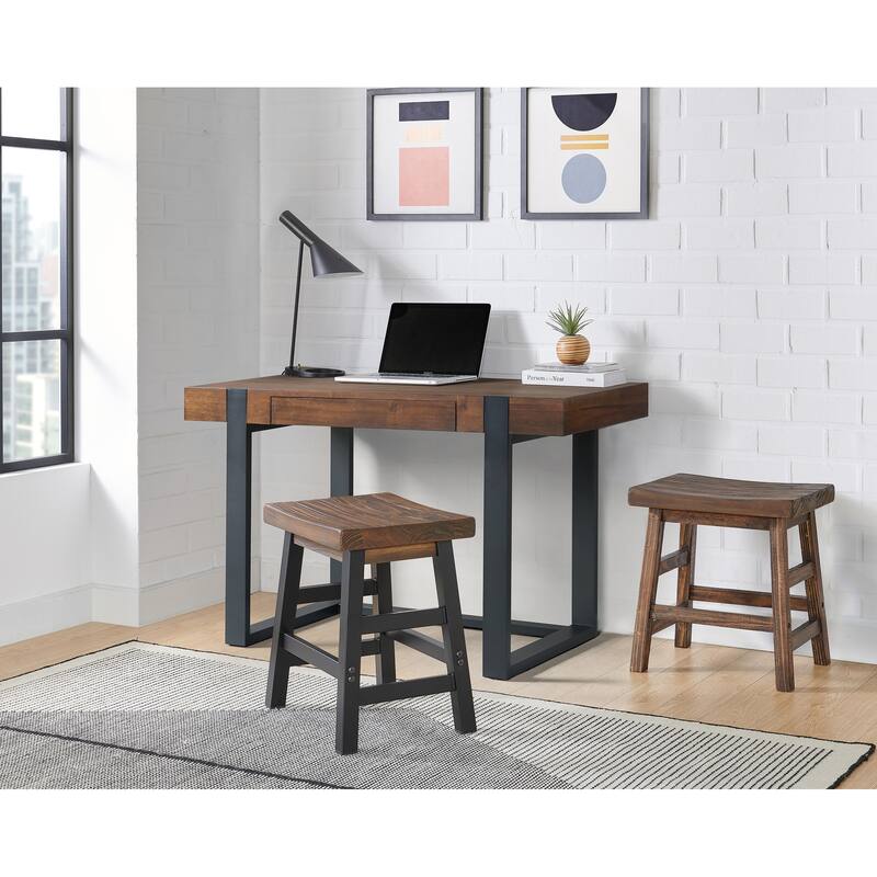 Carbon Loft Lawrence Reclaimed Wood Dining Stool