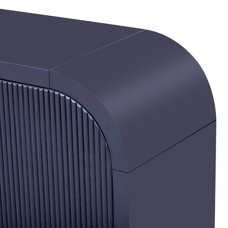 Curved Corner Design Wave Door Panel Cabinet