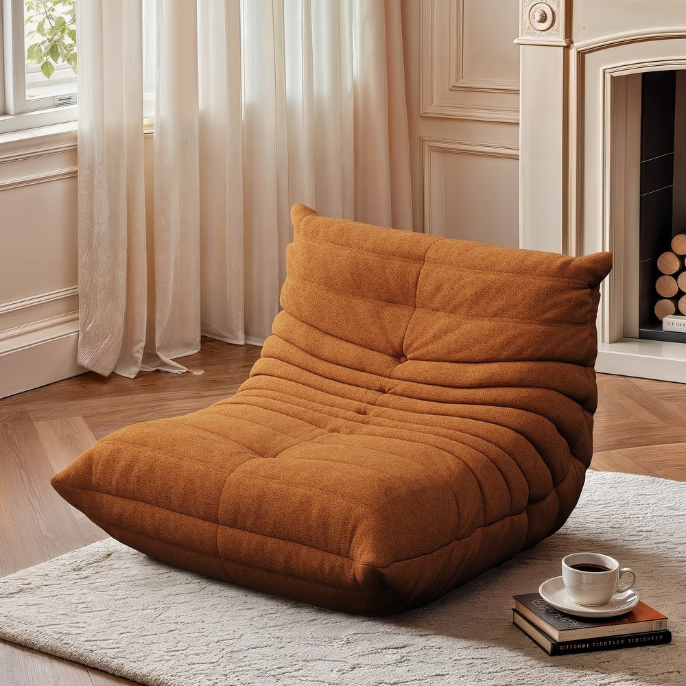 Lazy Fireside Sofa Lounge Chair Filled by High Density Memory