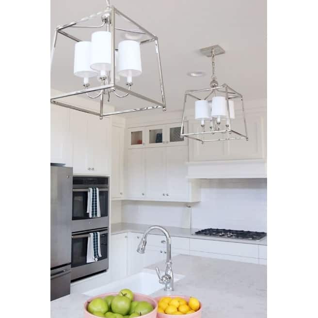 Crystorama Lighting Group Sylvan 4 Light 21-1/2" Wide Cage Chandelier