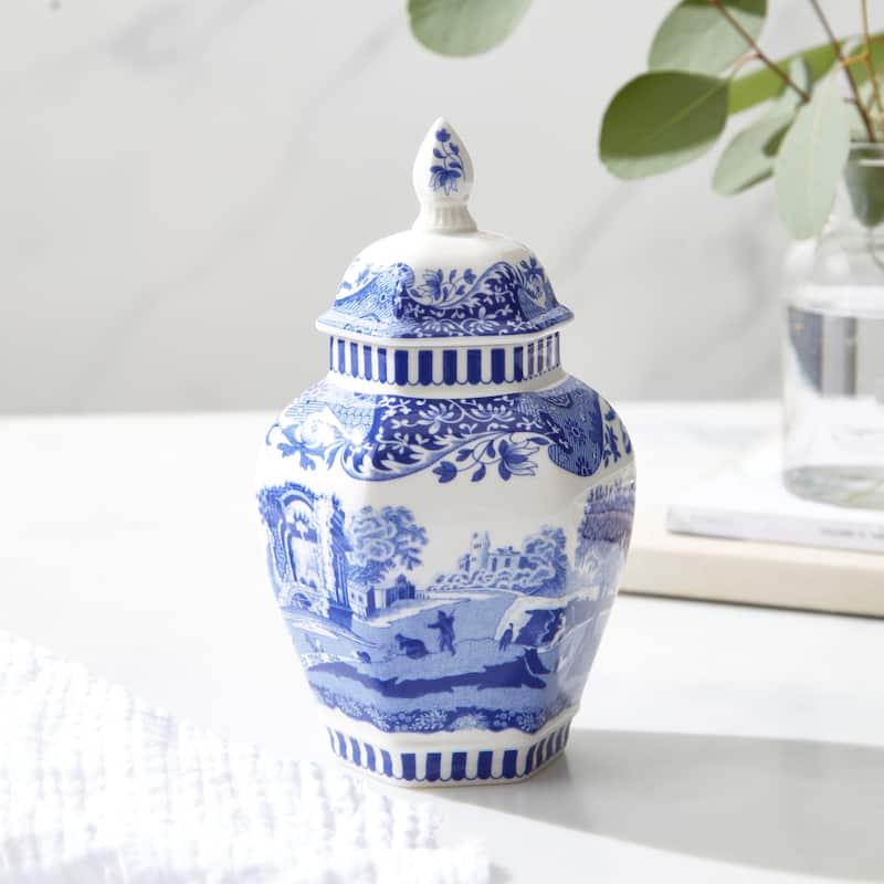 Spode Blue Italian Vase