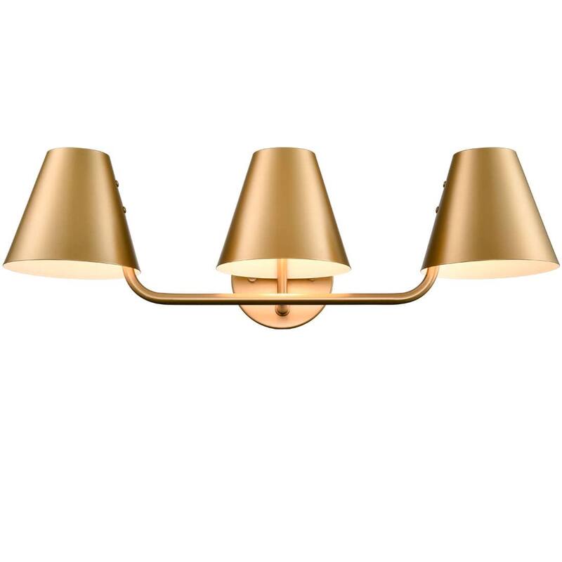 Palmas Industrial 3-Light Bathroom Vanity Light