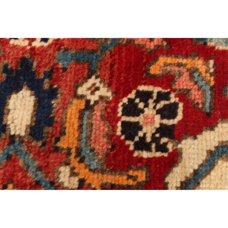 ECARPETGALLERY Hand-knotted Anadol Red Wool Rug - 4'0 x 6'11
