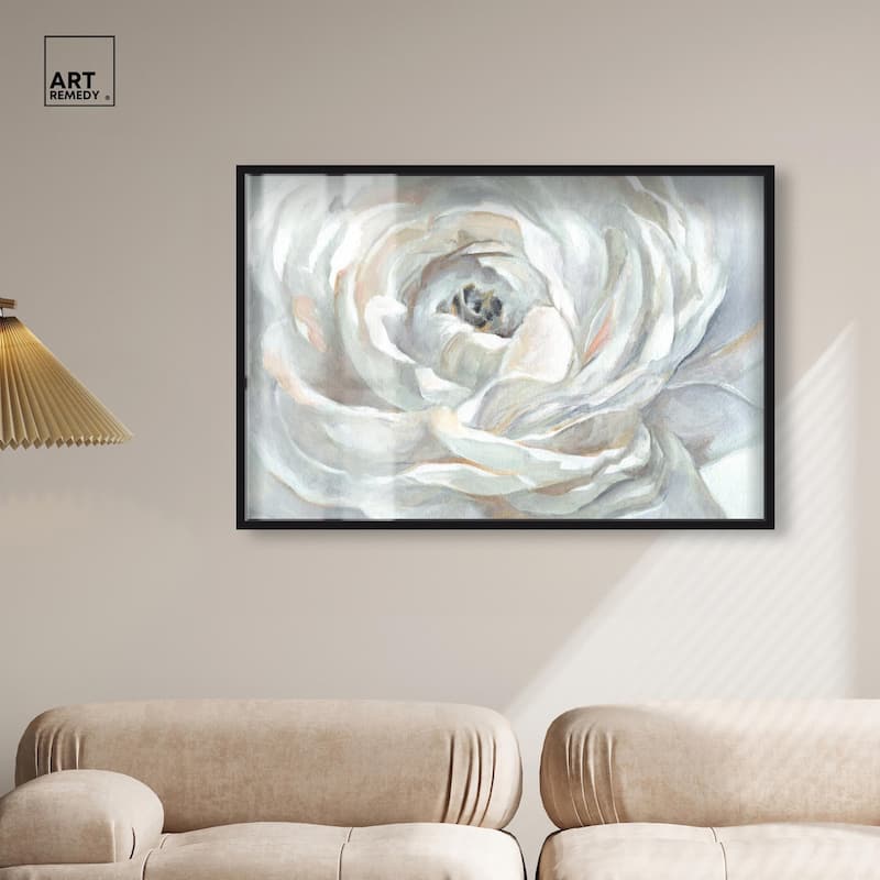 Powdery Peony Shadowbox by Art Remedy