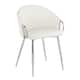 Option White Faux Leather