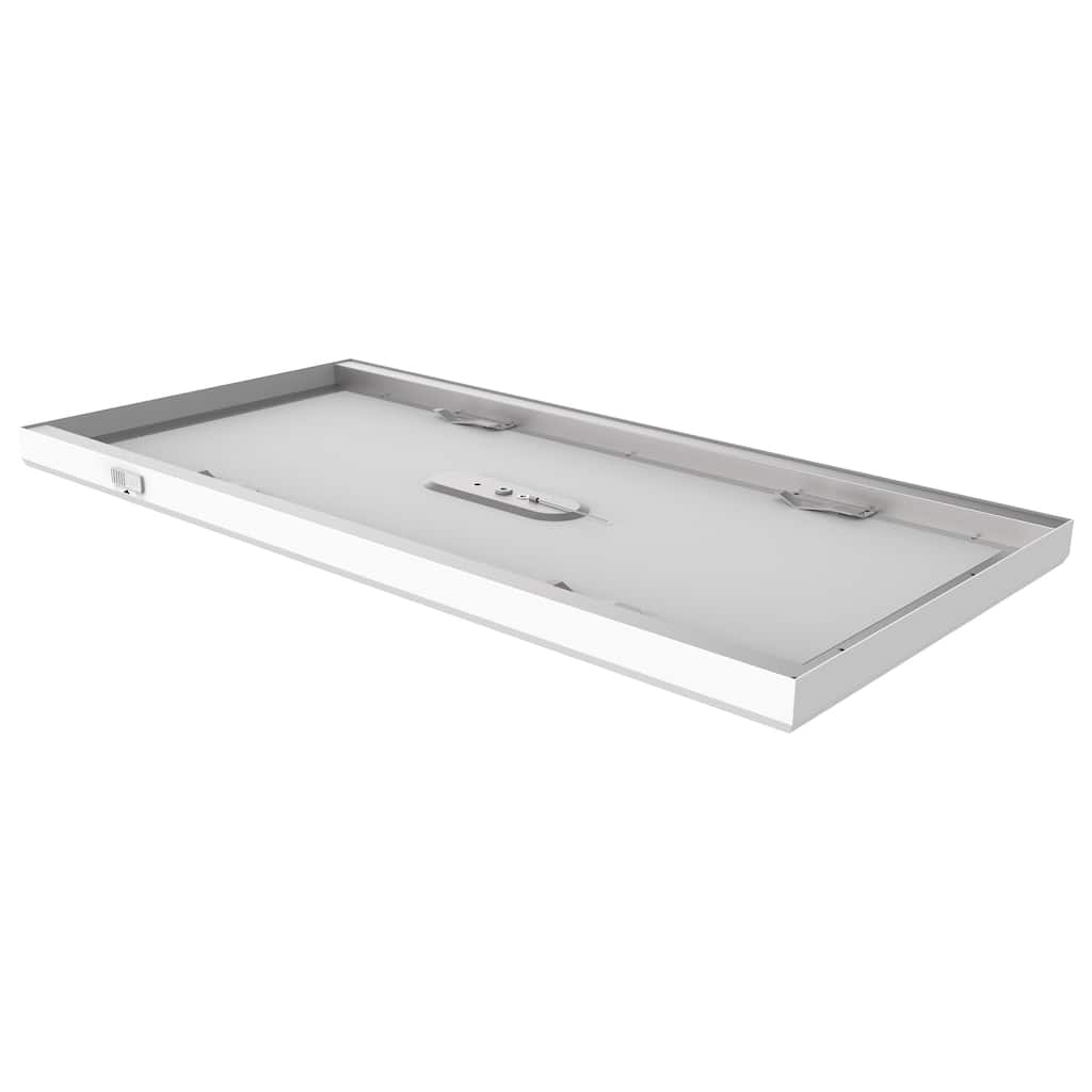 Blink Pro Plus 24W 12 in. x 24 in. Surface Mount LED CCT Selectable 90 CRI White Finish 120/277V Rectangular Shape