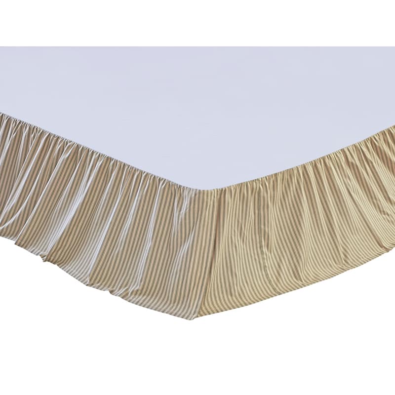 Prairie Winds Ticking Stripe Bed Skirt