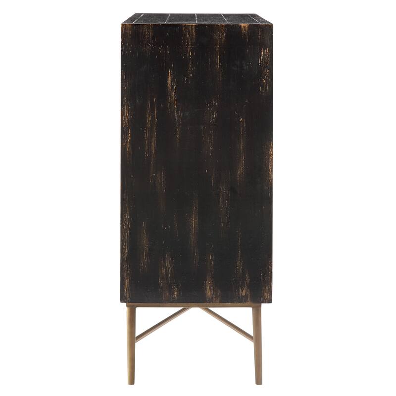 Madison Park Hanley Honeycomb 2-door wood storage cabinet