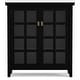 preview thumbnail 5 of 16, WYNDENHALL Stratford Solid Wood Transitional Medium Storage Cabinet - 38"w x 16.1"d x 40.6" h