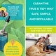 preview thumbnail 14 of 12, True & Tidy Spray Mop with 360-Degree Swivel Mop Head, Removable Water Tank, and 1 Microfiber Mop Pad, White