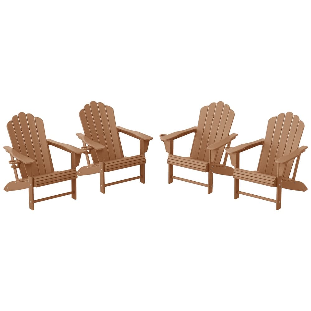 Aderson Outdoor Poly Adirondack Chair (Set of 4)