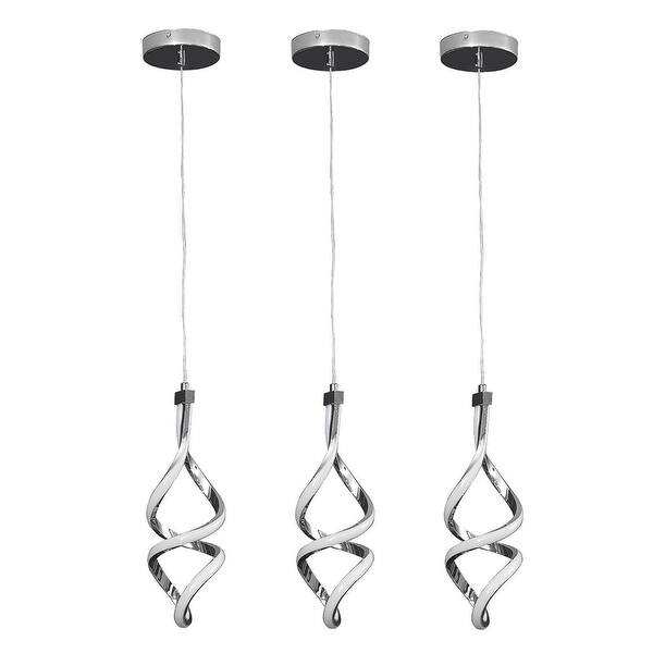 3 Pack LED Dimmable w/ Remote Pendant Light Modern Island Chandelier