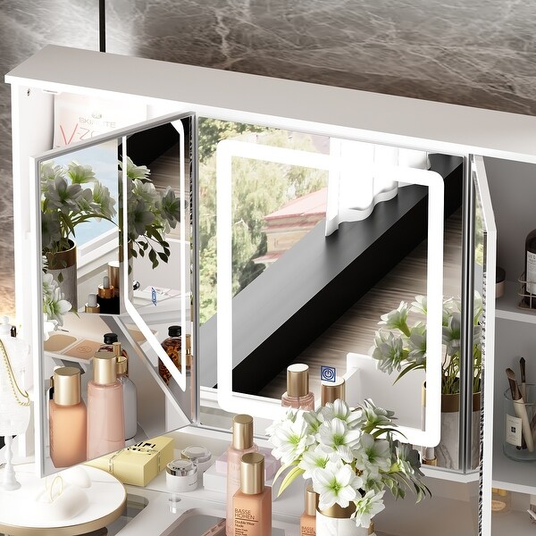 Led crystal effect dressing table mirror outlet