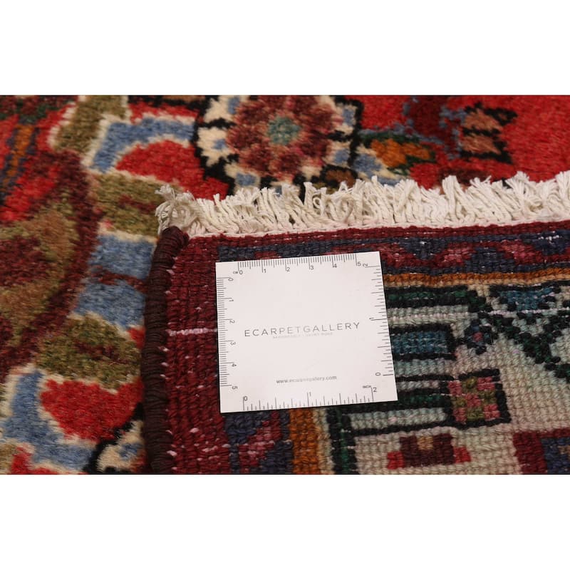 ECARPETGALLERY Hand-knotted Andelz Red Wool Rug - 3'0 x 9'2