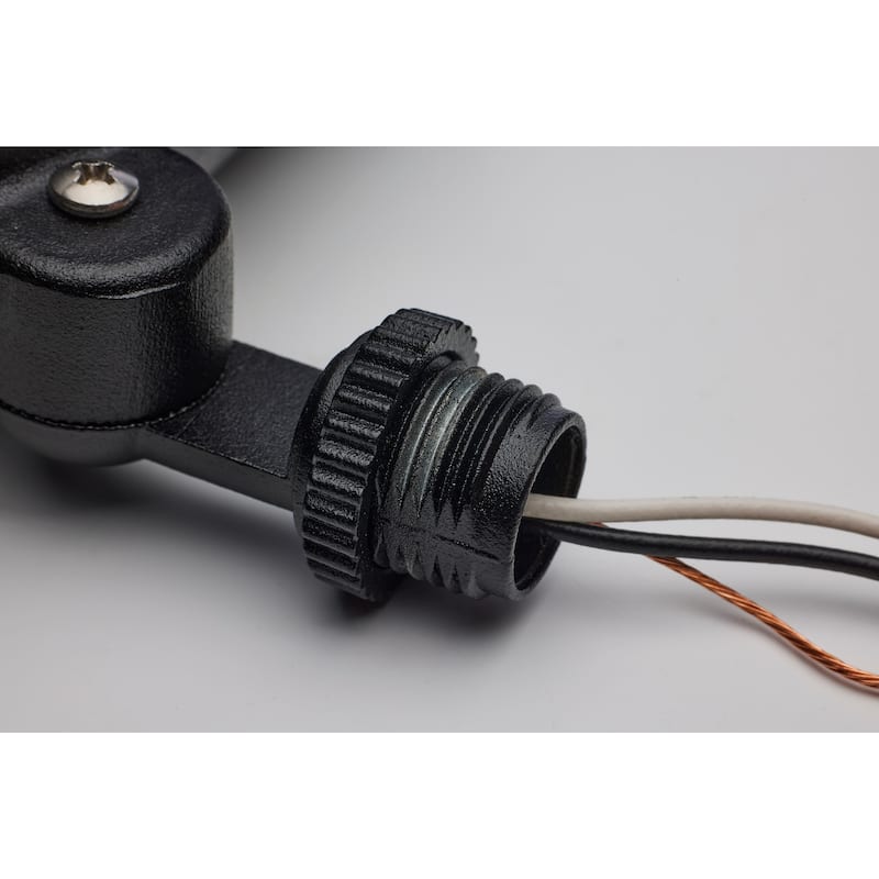 LED Landscape Flood 6 Watt Matte Black Finish- 3000K 120 Volt
