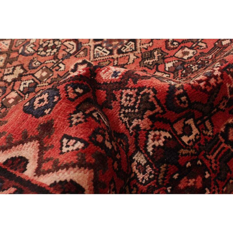 ECARPETGALLERY Hand-knotted Andelz Red Wool Rug - 3'2 x 10'1