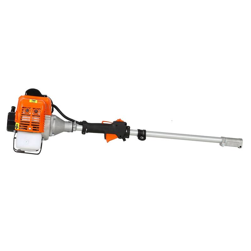 10 in 1 Multi-Functional Trimming Tool, 33CC 2-Cycle Garden Tool System with Gas Pole Saw, Hedge Trimmer, Grass Trimmer