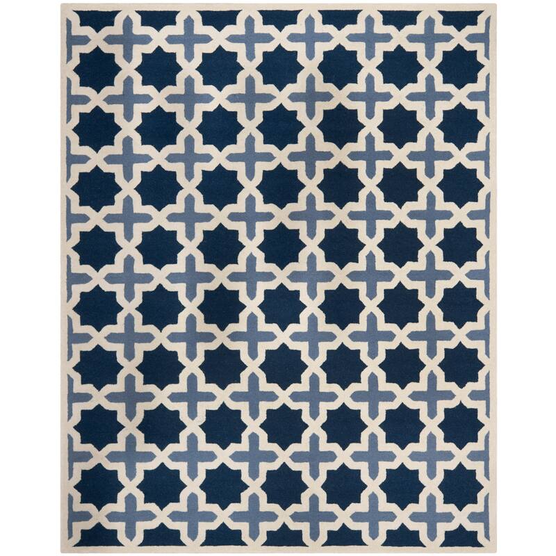 SAFAVIEH Handmade Cambridge Adelgund Modern Moroccan Wool Rug