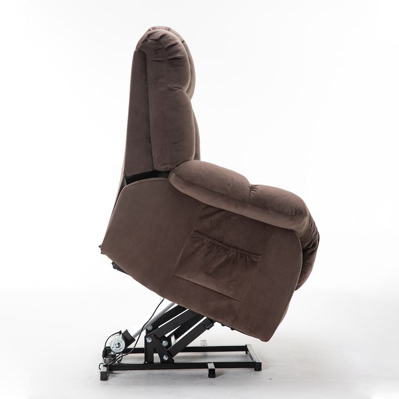 Power Lift Recliner Chair Fabric Sofa for Elderly