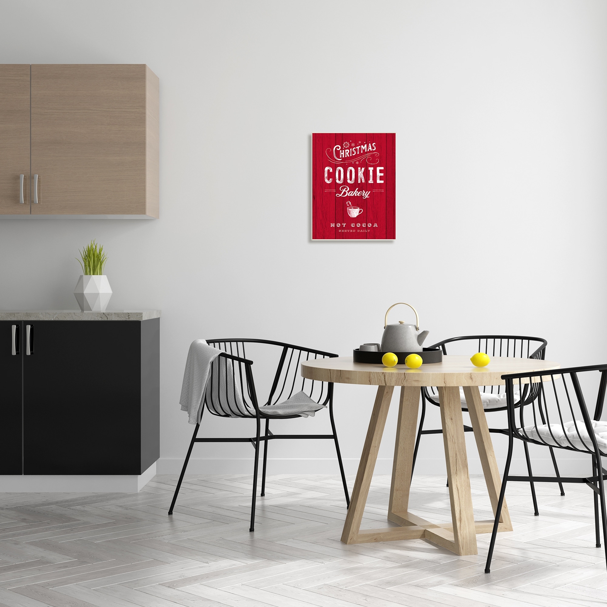 Stupell Christmas Cookie Bakery Festive Holiday Advertisement Design-image