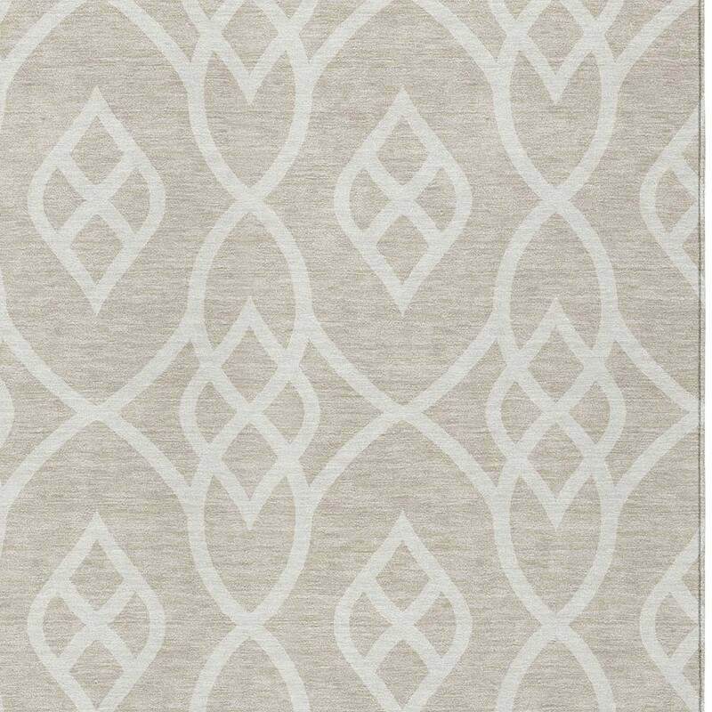 HomeRoots Trellis Transitional Rectangle Outdoor Rug
