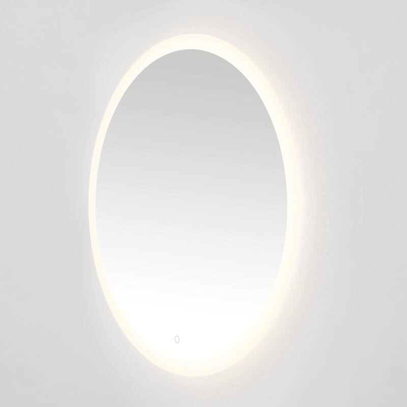 SAFAVIEH Tamisha 36" Led Vanity Mirror - Silver / White - 36Wx1Dx36H