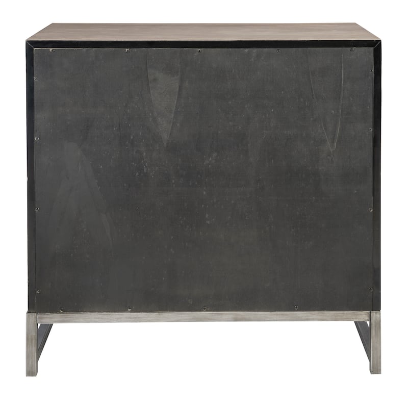 Uttermost Devya Grey Oak Accent Chest
