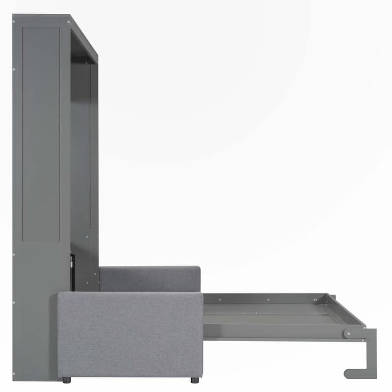 Queen Size Murphy Bed Wall Bed with Cushion
