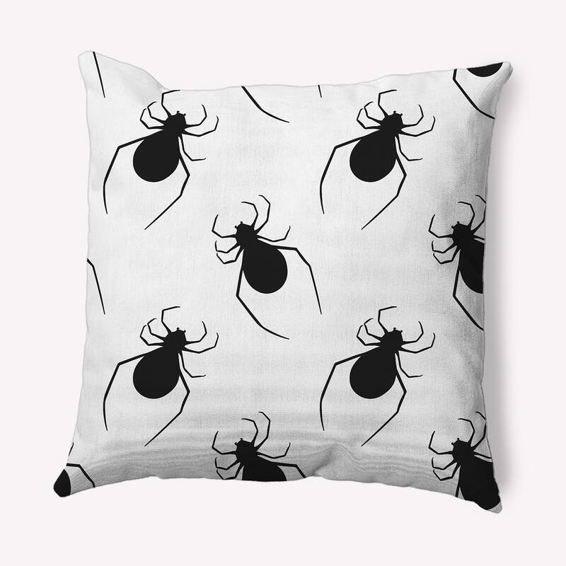 Crawling Spiders Decorative Throw Pillow