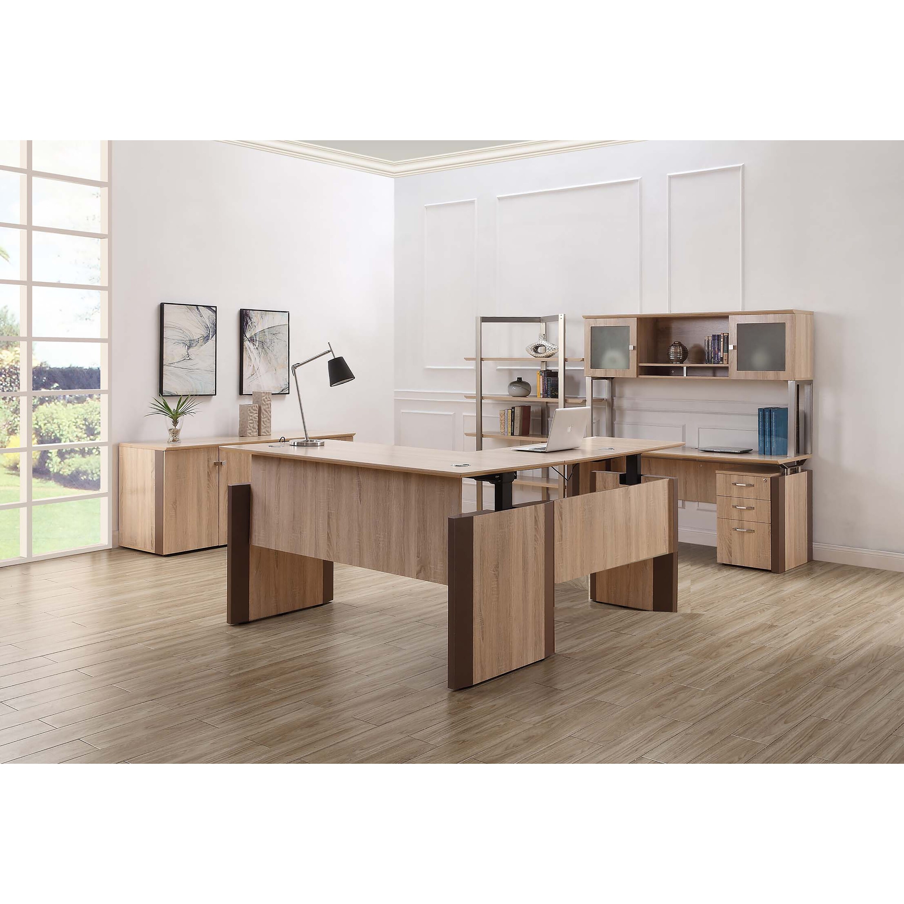 Shop Forward Furniture Allure 66 X 72 L Shaped Computer Desk Reversible Desk Return Commercial Grade Overstock 31288605