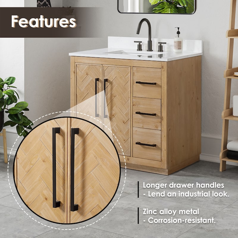 Altair Bellavia Bath Vanity in Weathered Fir no Mirror