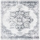 preview thumbnail 6 of 33, SAFAVIEH Layla Venka Shabby Chic Farmhouse Rug 6'7" Square - Ivory Grey/Charcoal - Square