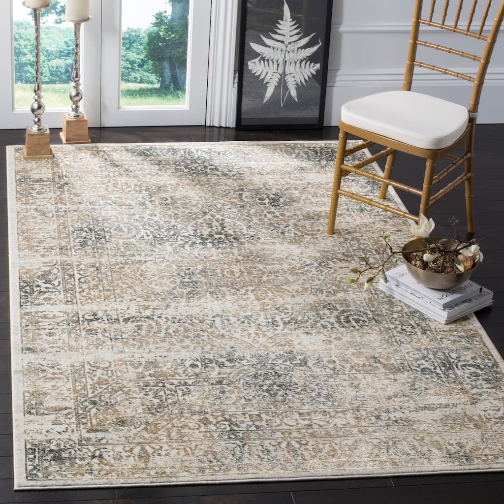SAFAVIEH Princeton Crete Vintage Distressed Boho Oriental Polyester Rug
