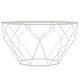 preview thumbnail 6 of 44, Malibu 29" Modern Octagon Center Coffee Table with Tempered Glass Table top & Sturdy Metal Geometric Base for Living Room Office