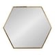 preview thumbnail 23 of 54, Kate and Laurel McNeer Glam Hexagon Framed Wall Mirror