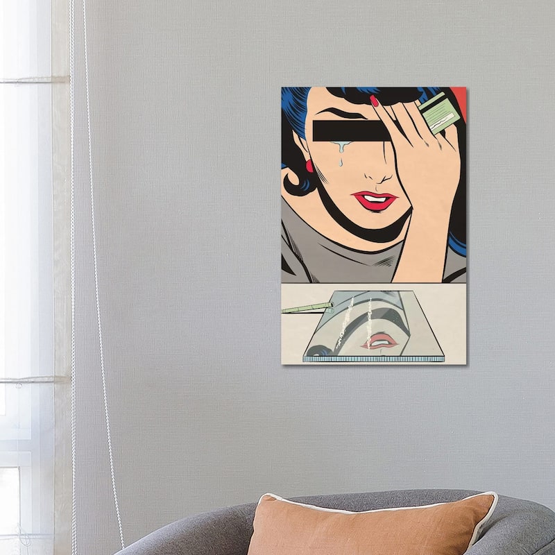 iCanvas "Cocaine" by Joseph McDermott Canvas Print - 26x18x1.5