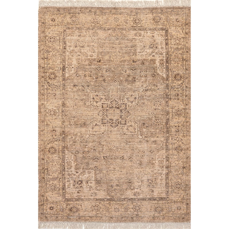 Lennox Persian Medallion Tassel Area Rug