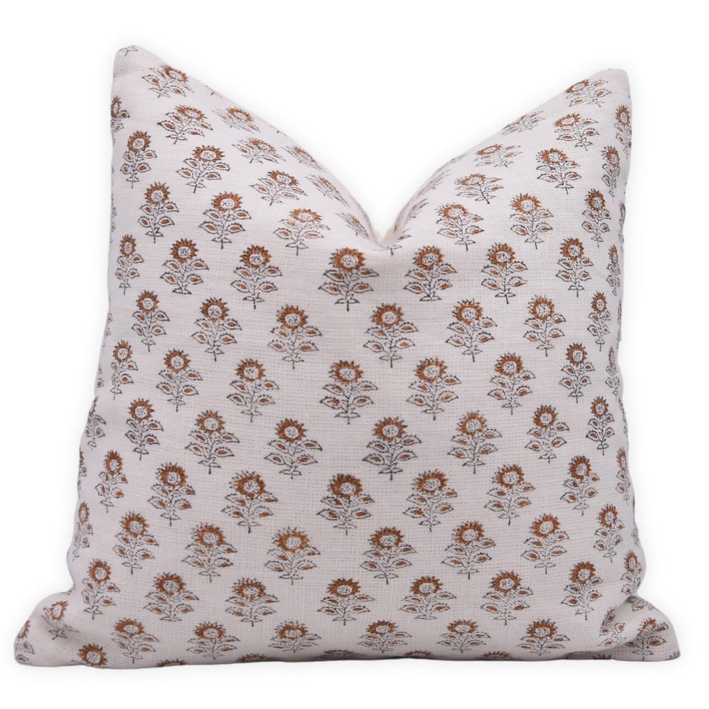 Fabdivine Handmade Linen Mustard Hidden Zipper Pillow or Cushion Cover